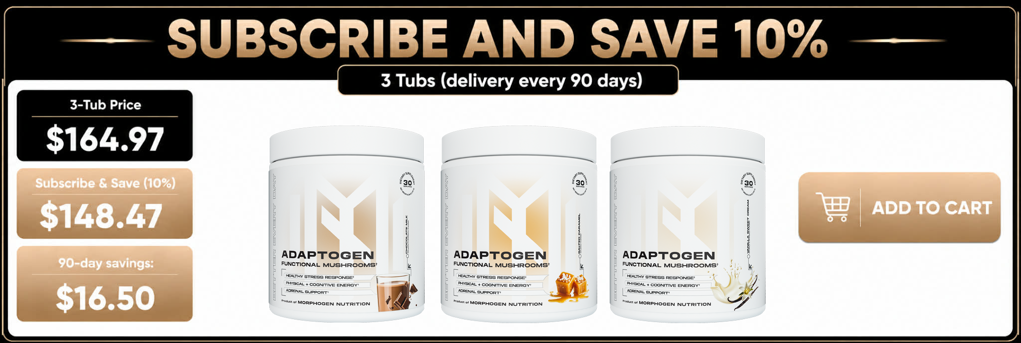ADAPTOGEN: FUNCTIONAL MUSHROOMS promo